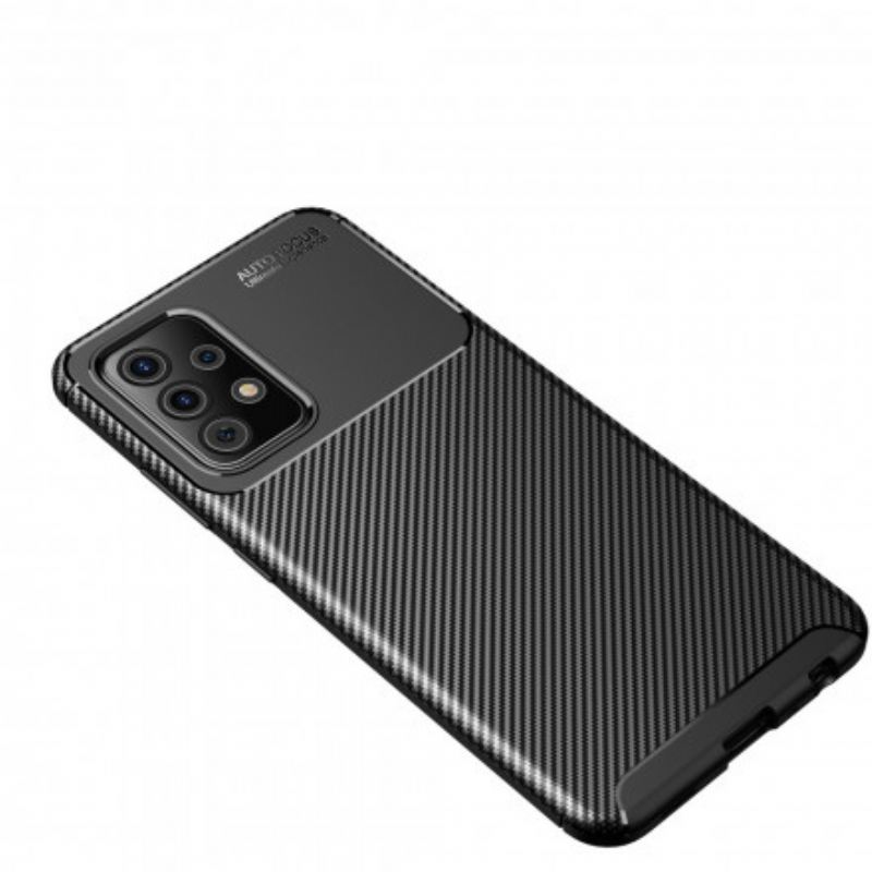 Tok Samsung Galaxy A52 4G / A52 5G / A52s 5G Rugalmas Szénszálas Textúra
