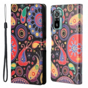 Fliptok / Bőrtok Xiaomi Redmi 10 Galaxy Design