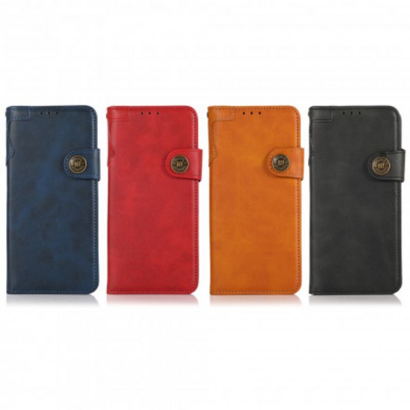 Fliptok / Bőrtok Xiaomi Redmi 10 Khazneh Mágneses Gomb