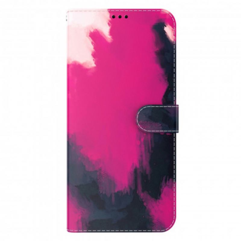 Fliptok / Bőrtok Xiaomi Redmi 10 Vízfestmény