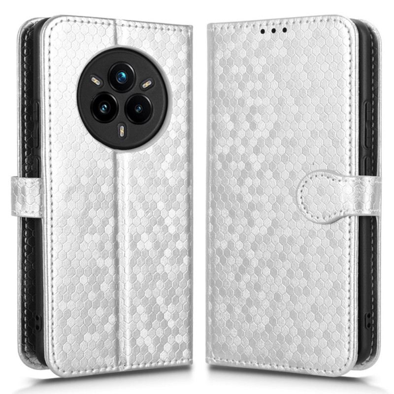 Bőrtok Realme 14 Pro 5g Csillámos Pöttyök