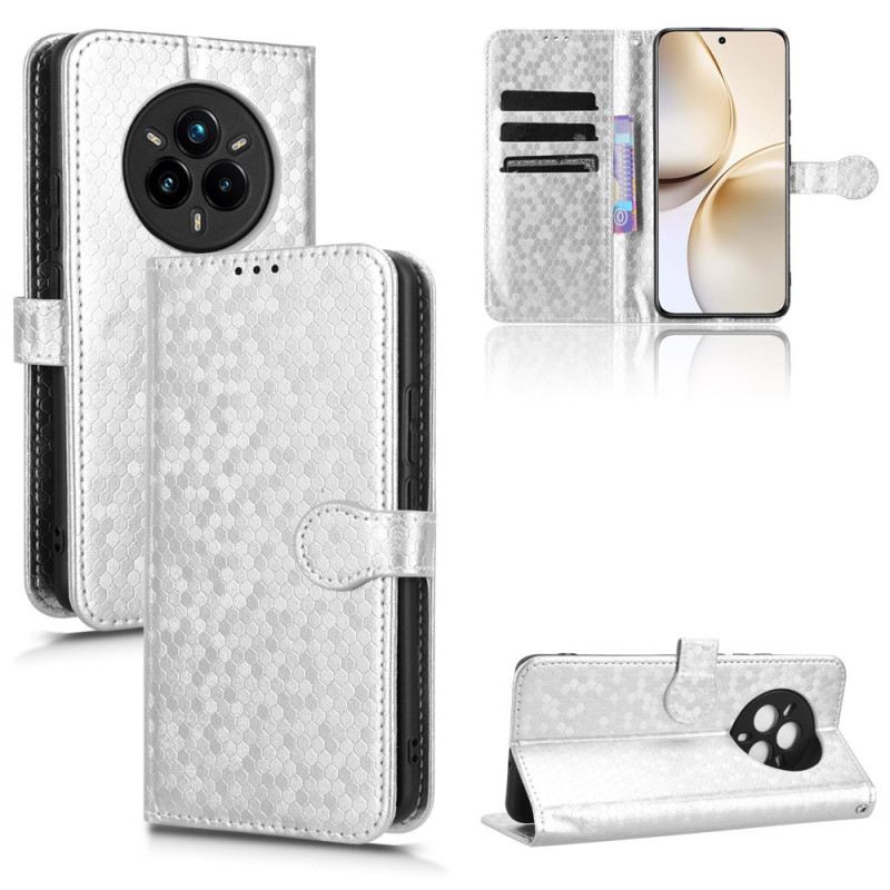 Bőrtok Realme 14 Pro 5g Csillámos Pöttyök