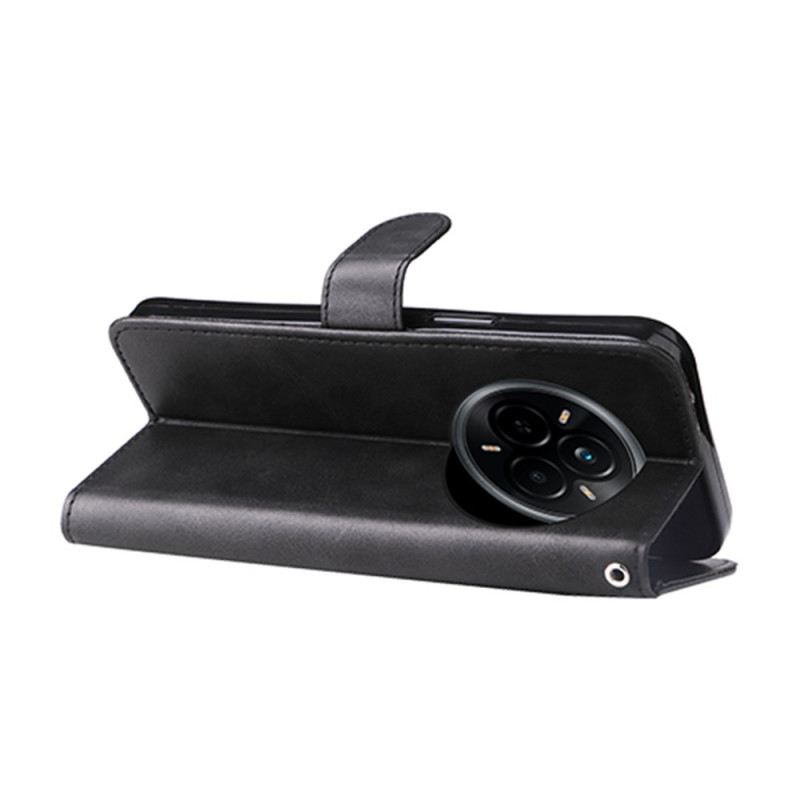 Bőrtok Realme 14 Pro 5g Elülső Cipzáras Zseb