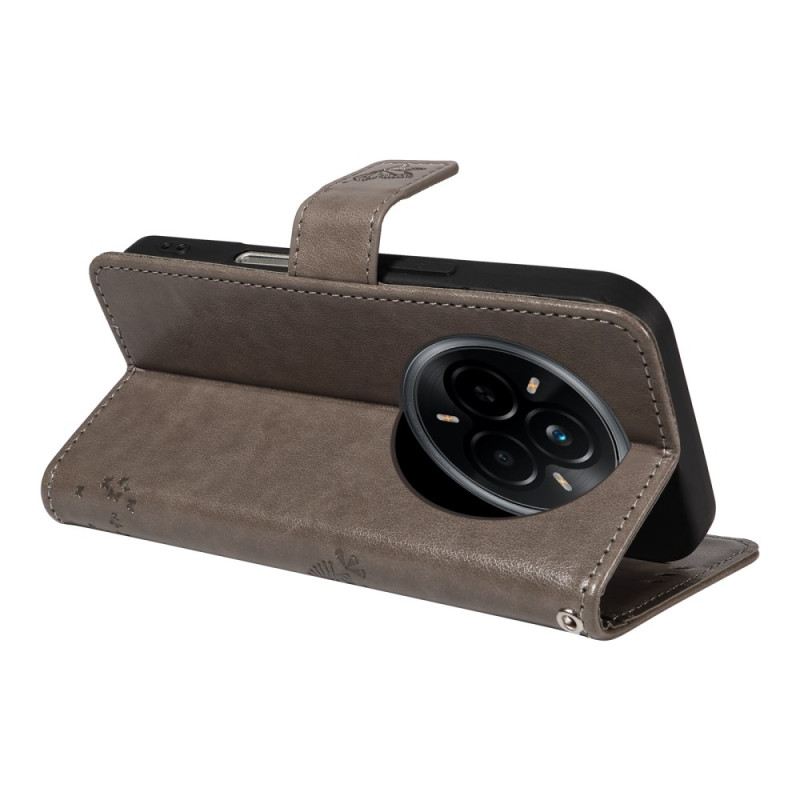 Bőrtok Realme 14 Pro 5g Fa És Macska