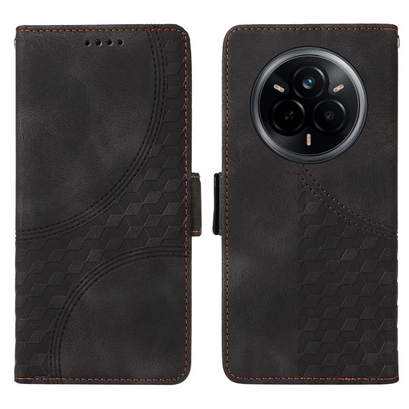 Bőrtok Realme 14 Pro 5g Gyémántminta