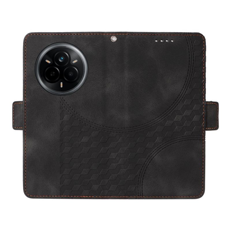 Bőrtok Realme 14 Pro 5g Gyémántminta