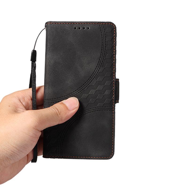 Bőrtok Realme 14 Pro 5g Gyémántminta