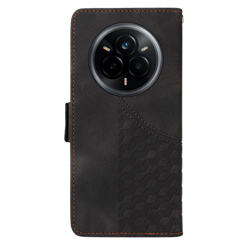 Bőrtok Realme 14 Pro 5g Gyémántminta