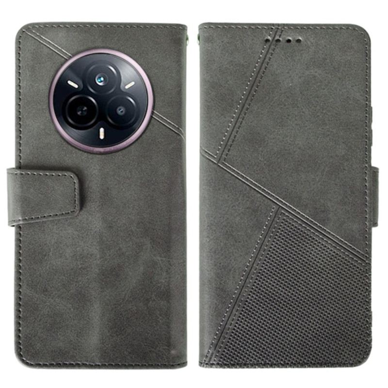 Bőrtok Realme 14 Pro 5g Idewei Vonalak