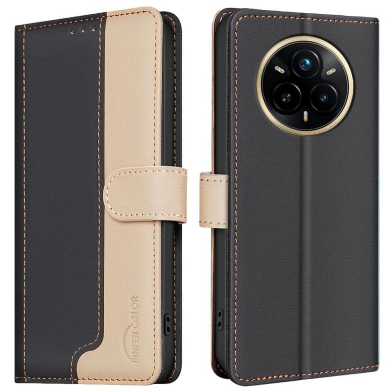 Bőrtok Realme 14 Pro 5g Kétszínű