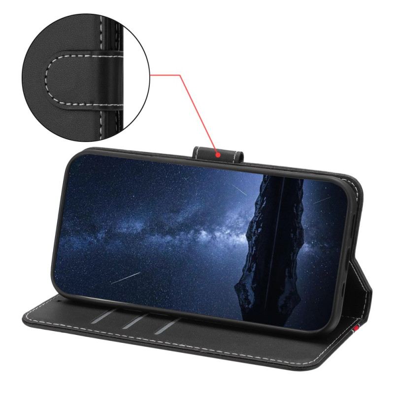 Bőrtok Realme 14 Pro 5g Kétszínű Szegély