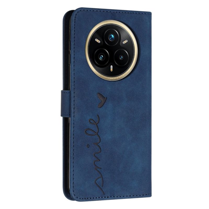 Bőrtok Realme 14 Pro 5g Mosolygós Pánttal