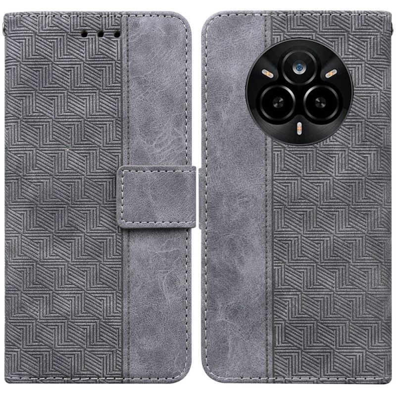 Bőrtok Realme 14 Pro 5g Szőtt Minta