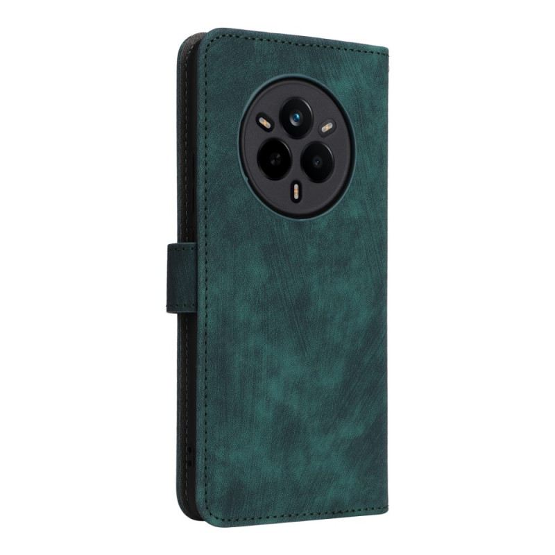 Bőrtok Realme 14 Pro 5g Velúr Hatású Rfid Védelemmel Pánttal