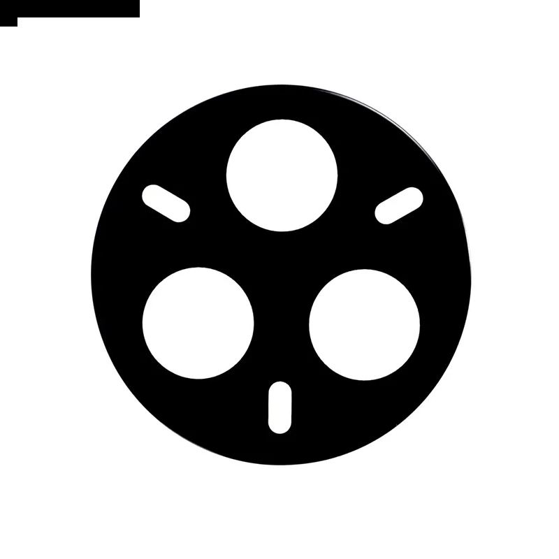 Edzett Üveg Lencsevédő Realme 14 Pro 5g-hez (fekete Változat)