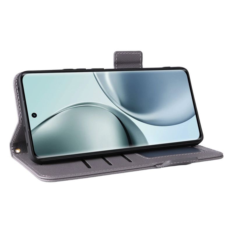 Fliptok Realme 14 Pro 5g Licsi Műbőr Pánttal