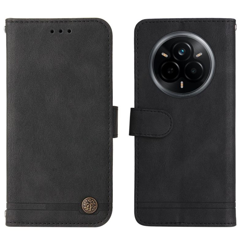 Fliptok Realme 14 Pro 5g Szegecses Velúr Hatású