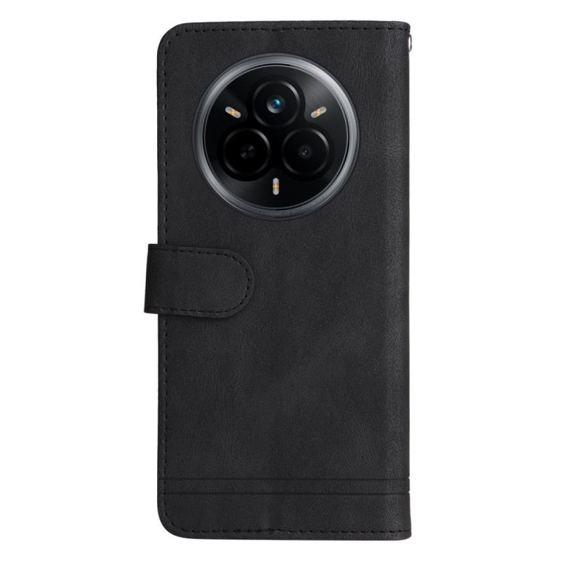 Fliptok Realme 14 Pro 5g Szegecses Velúr Hatású