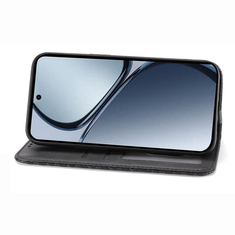 Fliptok Realme 14 Pro 5g Texturált Dizájn Homárcsattal