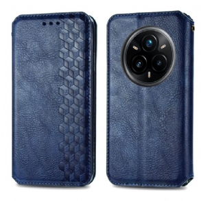 Fliptok Realme 14 Pro 5g Velúr Hatású Gyémánt Szegély