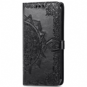 Fliptok / Bőrtok Samsung Galaxy M52 5G Fonott Mandala