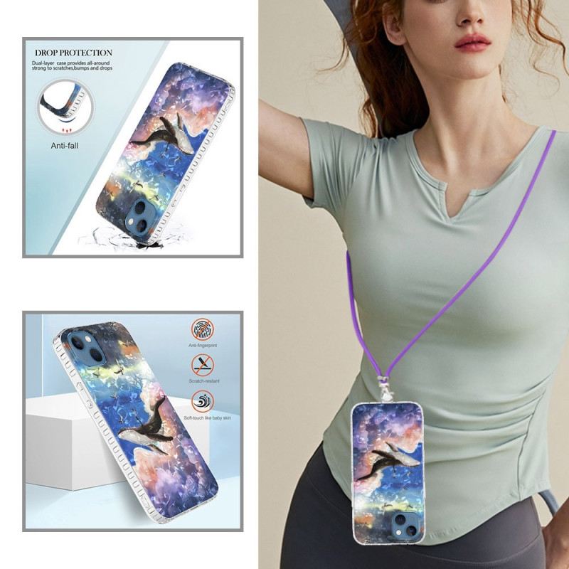 Tok iPhone 14 Stilizált Bálna