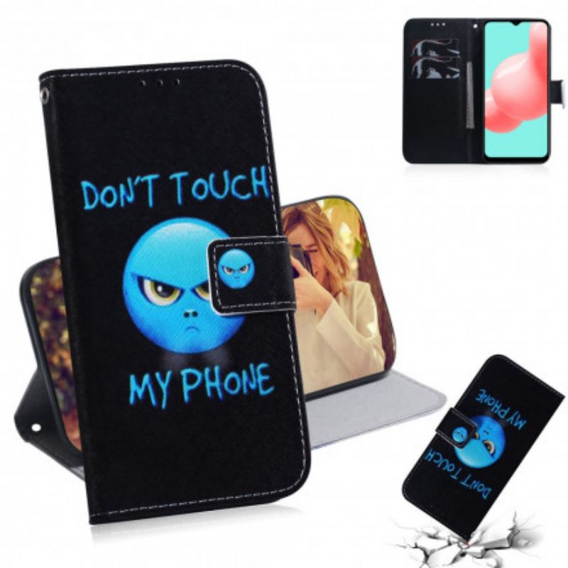 Fliptok / Bőrtok Samsung Galaxy A32 5G Emoji Telefon