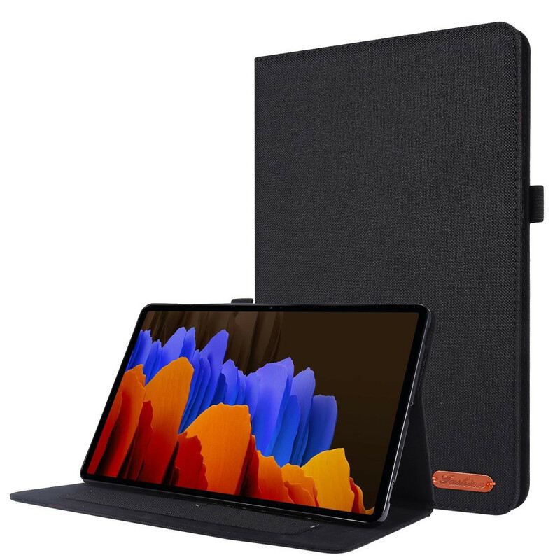 Bőrtok Samsung Galaxy Tab S8 / Tab S7 Prémium Szövet