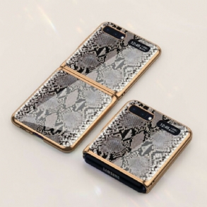 Fliptok Samsung Galaxy Z Flip Bőrtok Gkk Kígyóbőr Stílus