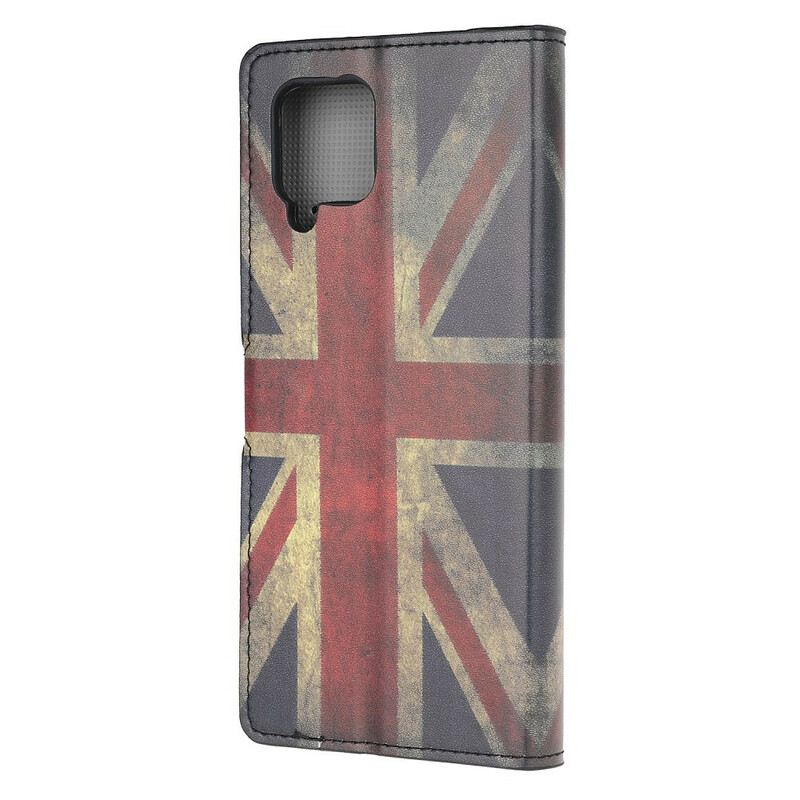 Kinyitható Tokok Samsung Galaxy M12 / A12 Anglia Zászló