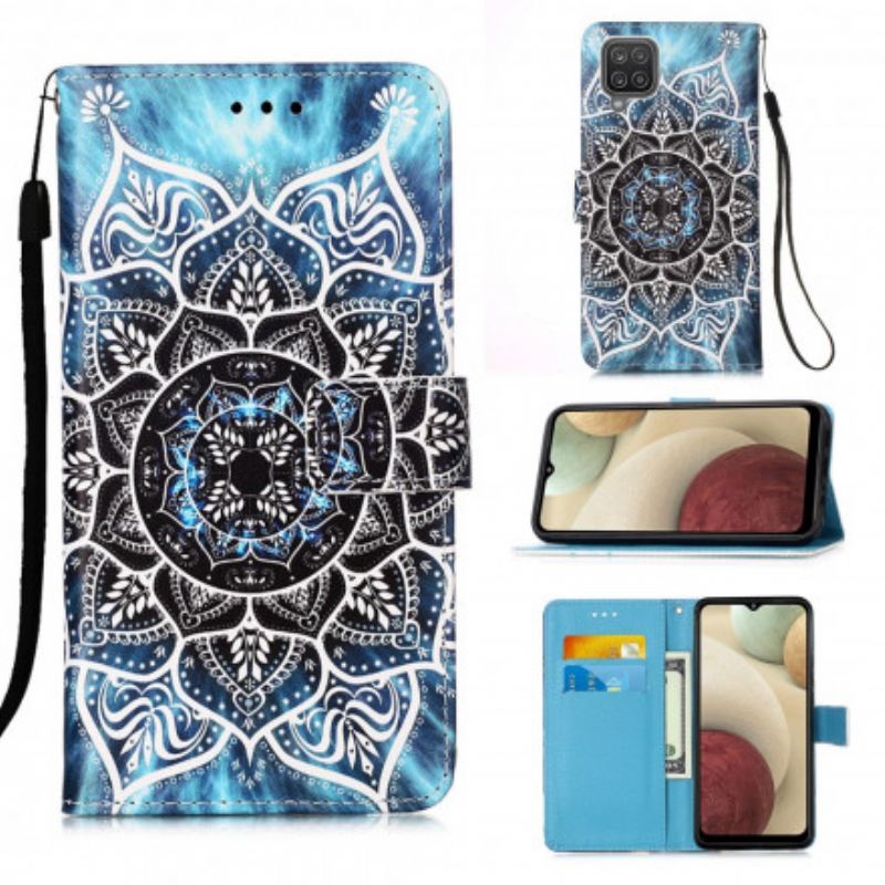 Kinyitható Tokok Samsung Galaxy M12 / A12 Mandala Az Égen
