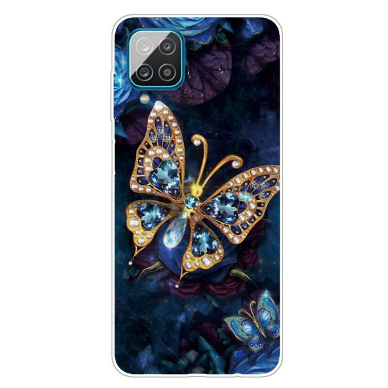 Tok Samsung Galaxy M12 / A12 Butterfly Luxury