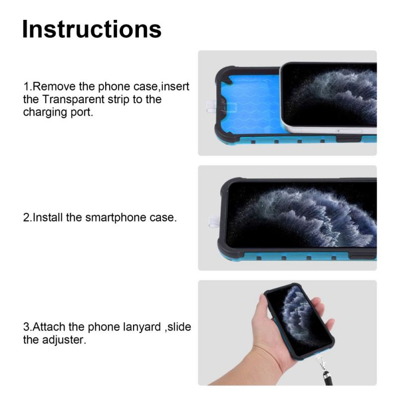 Tok Samsung Galaxy M12 / A12 Láncokat Méhsejt Zsinórral