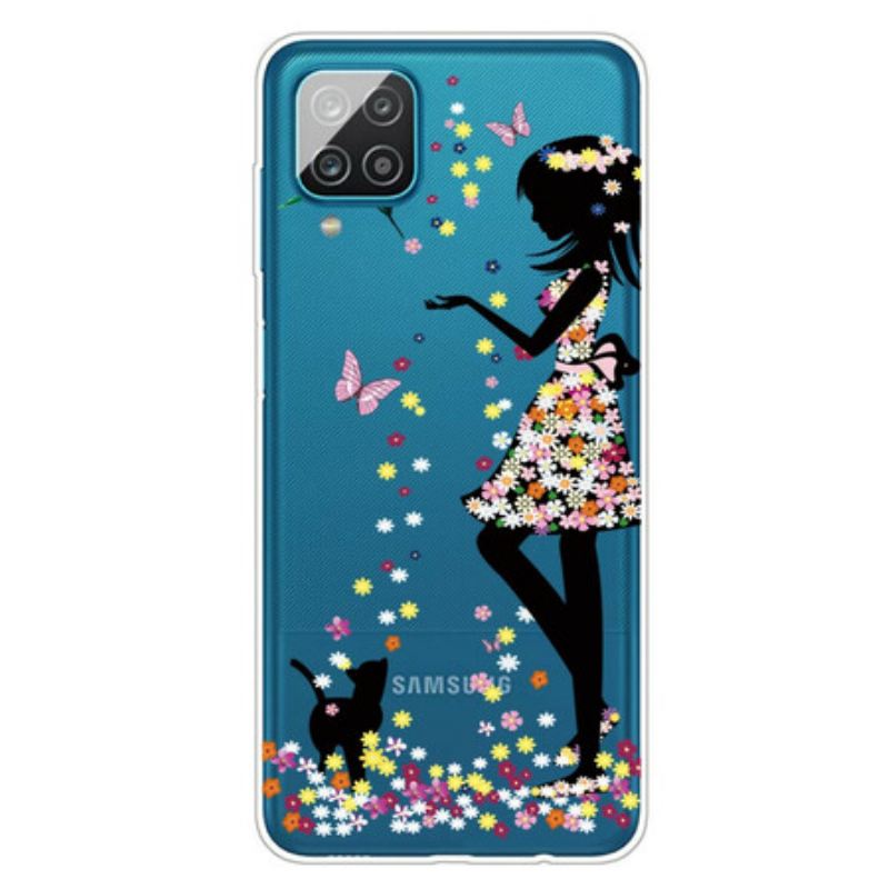 Tok Samsung Galaxy M12 / A12 Szép Virágfej