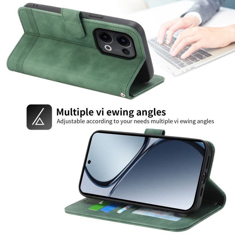 Bőrtok Oppo Reno 13 Pro 5g Dierfeng