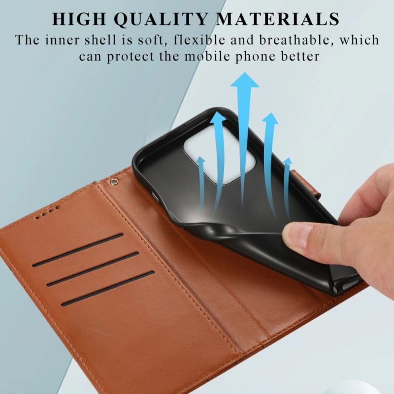 Bőrtok Oppo Reno 13 Pro 5g Vonalak