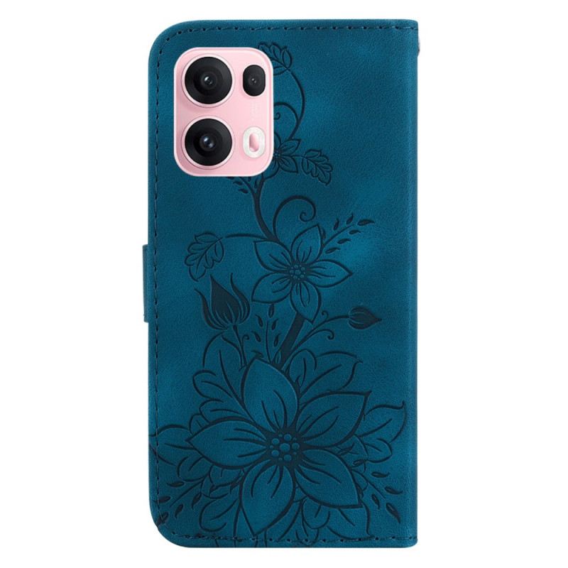 Kinyitható Tokok Oppo Reno 13 Pro 5g Fleur-de-lis Minta