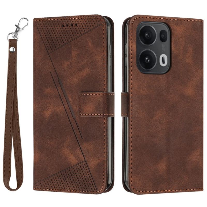 Kinyitható Tokok Oppo Reno 13 Pro 5g Vonalak