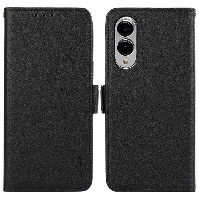 Bőrtok Samsung Galaxy S25 5g Edge Abeel Rfid Védelem