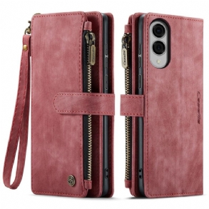 Bőrtok Samsung Galaxy S25 5g Edge Caseme Pénztárca