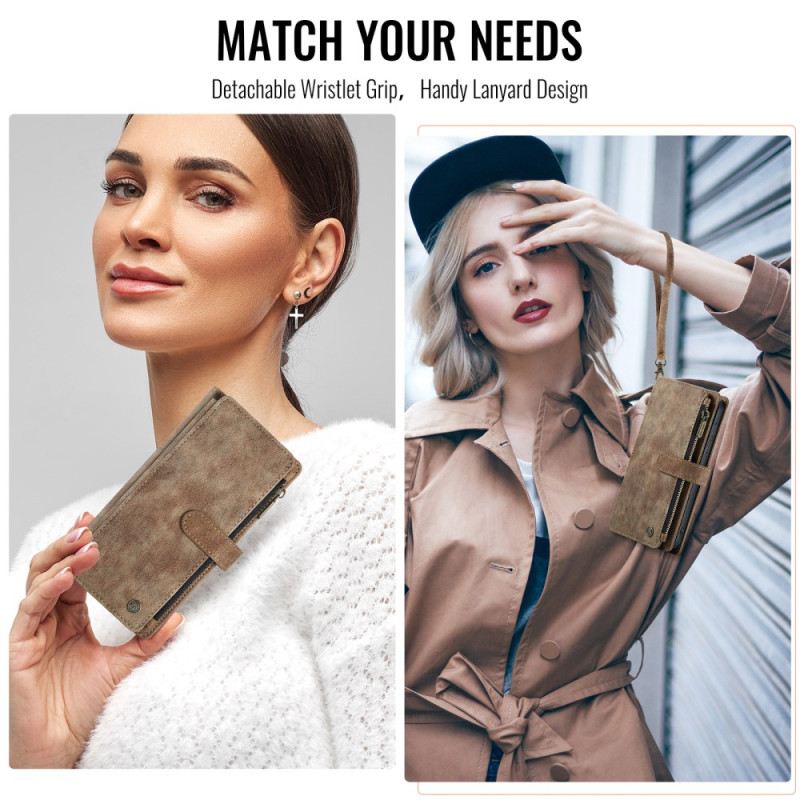 Bőrtok Samsung Galaxy S25 5g Edge Caseme Pénztárca