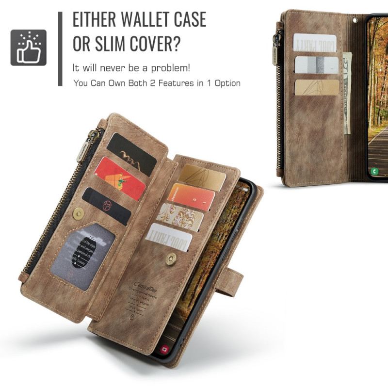 Bőrtok Samsung Galaxy S25 5g Edge Caseme Pénztárca