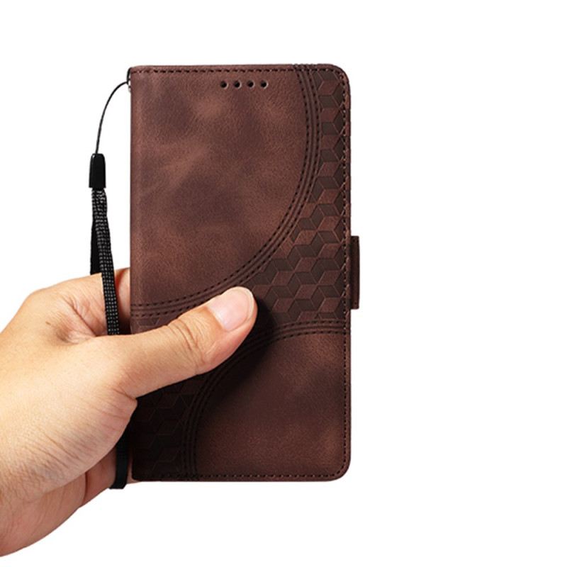 Bőrtok Samsung Galaxy S25 5g Edge Csillagos Minta