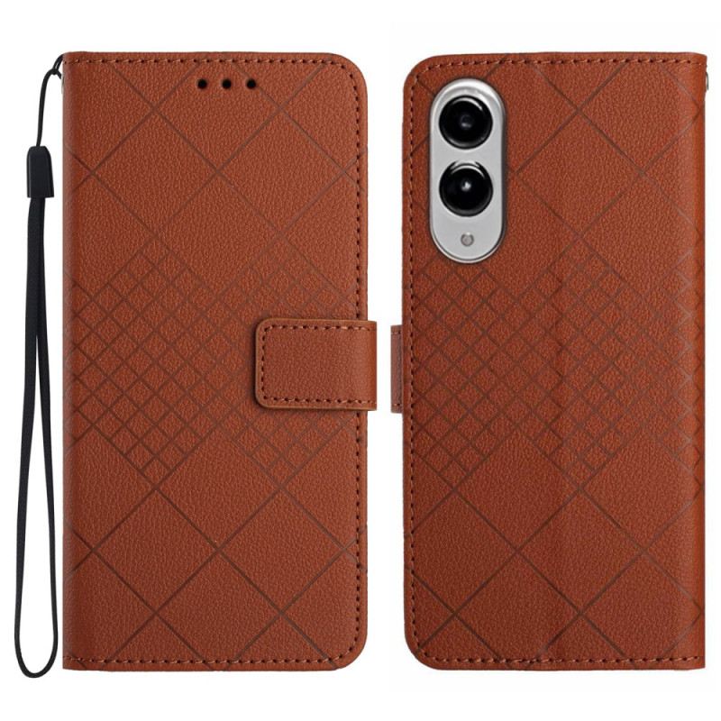 Bőrtok Samsung Galaxy S25 5g Edge Gyémántok