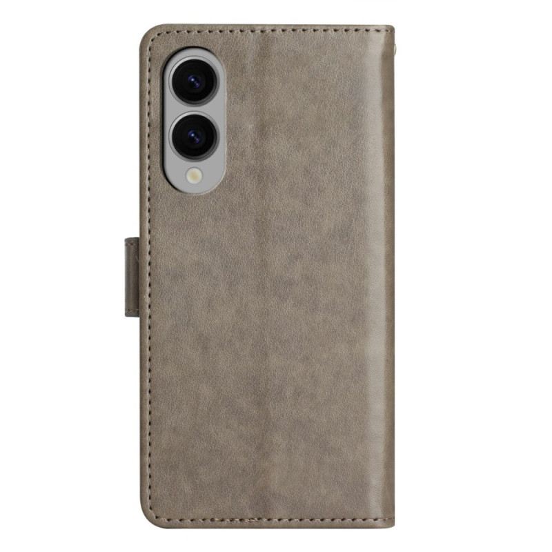 Bőrtok Samsung Galaxy S25 5g Edge Kis Virágok