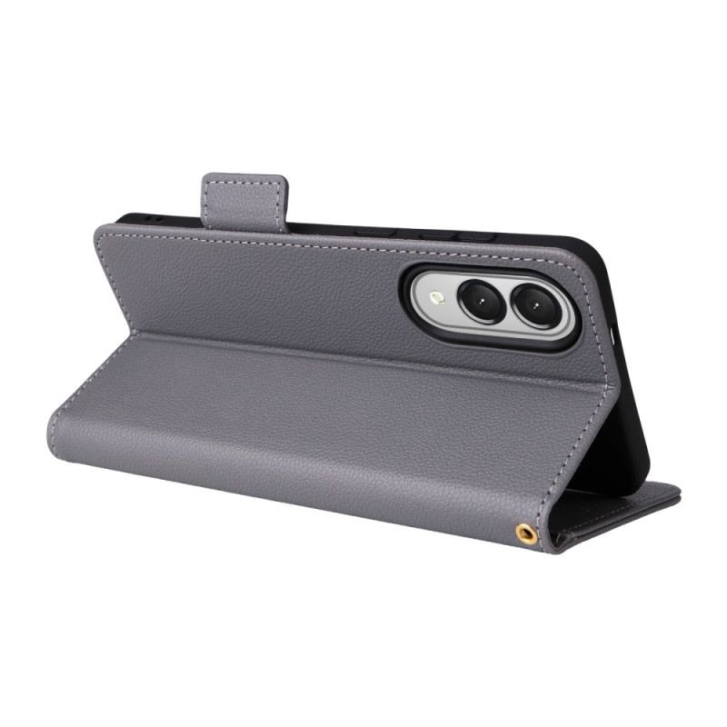 Bőrtok Samsung Galaxy S25 5g Edge Műbőr Pánttal