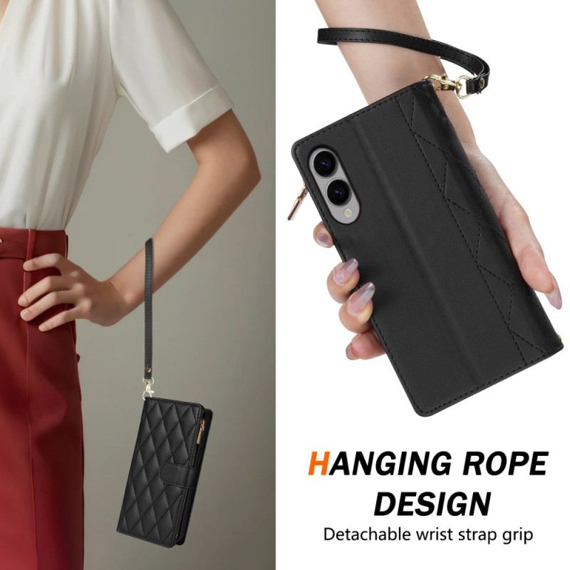 Bőrtok Samsung Galaxy S25 5g Edge Steppelt Pénztárca