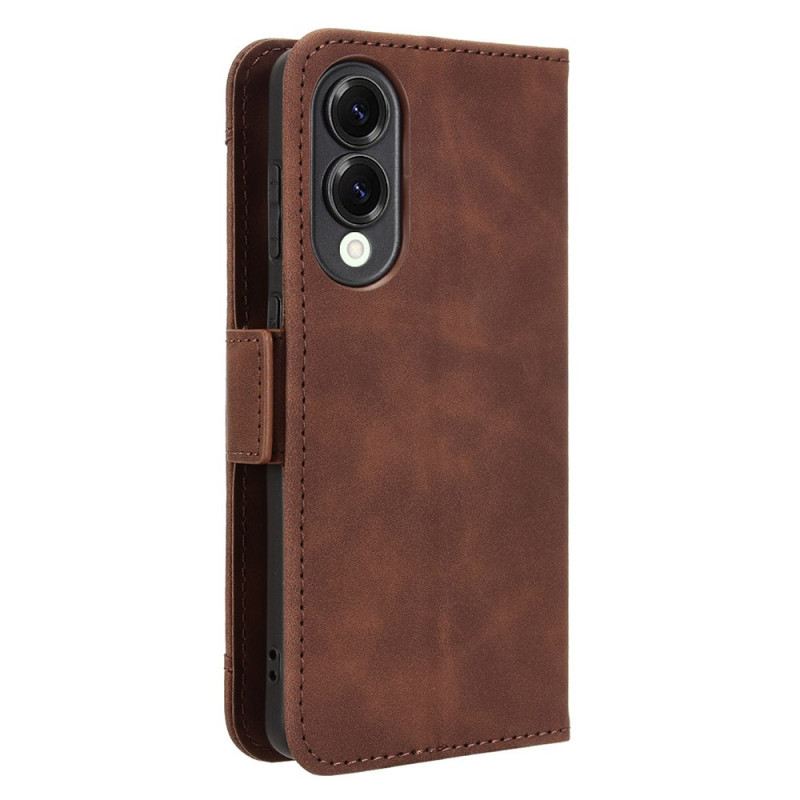 Bőrtok Samsung Galaxy S25 5g Edge Többkártyás Kialakítás