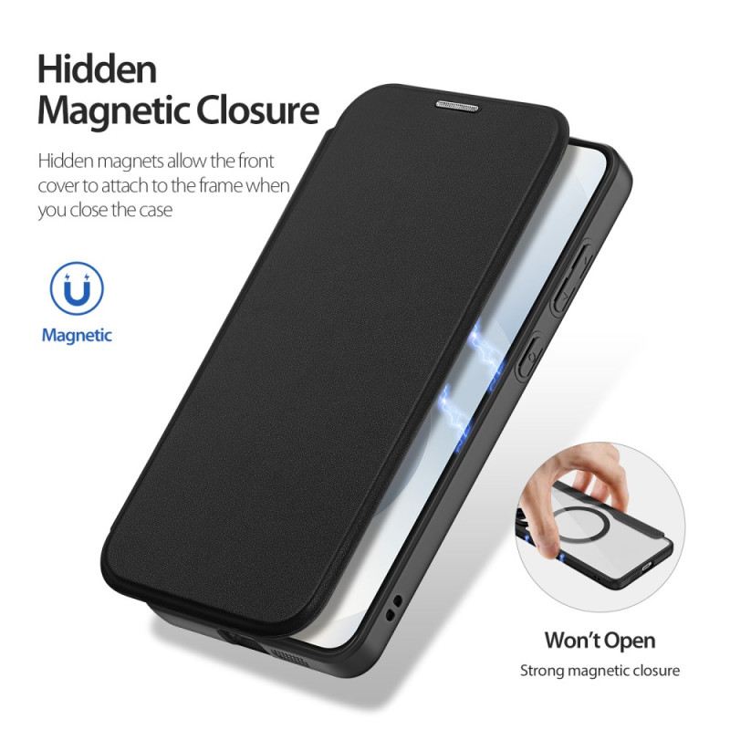 Fliptok Samsung Galaxy S25 5g Edge Dux Ducis Pro Sorozatú Bőrtok X Kivitelben