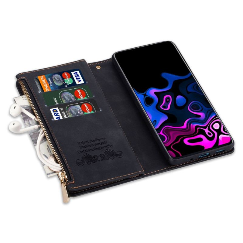 Fliptok Samsung Galaxy S25 5g Edge Gyémántmintás Pénztárca